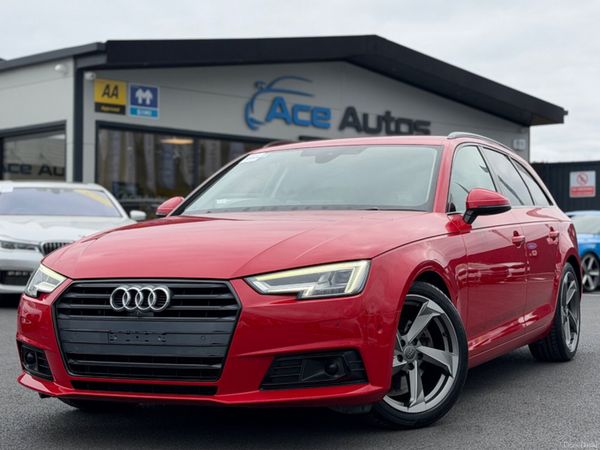 Audi A4 Estate, Petrol, 2018, Red