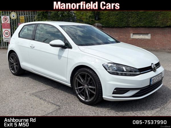 Volkswagen Golf Hatchback, Diesel, 2019, White
