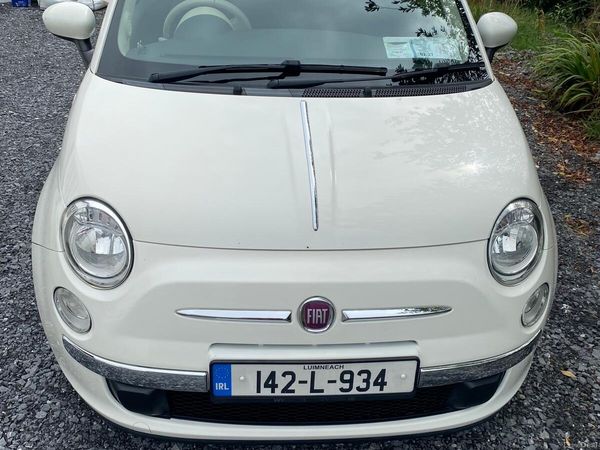 Fiat 500 Hatchback, Petrol, 2014, White