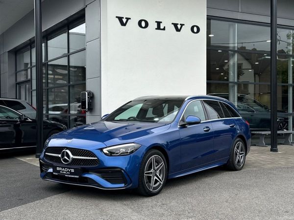 Mercedes-Benz C-Class Estate, Petrol Plug-in Hybrid, 2022, Blue