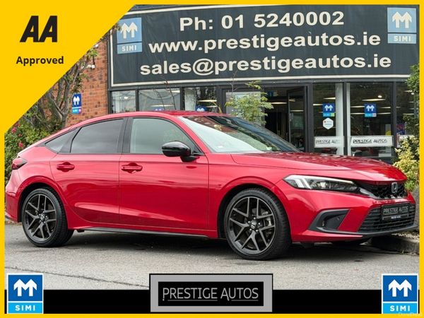 Honda Civic Hatchback, Petrol Hybrid, 2022, Red