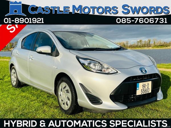 Toyota Aqua Hatchback, Petrol Hybrid, 2019, Silver