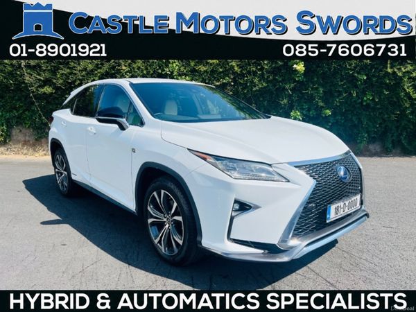 Lexus RX450H SUV, Petrol Hybrid, 2018, White