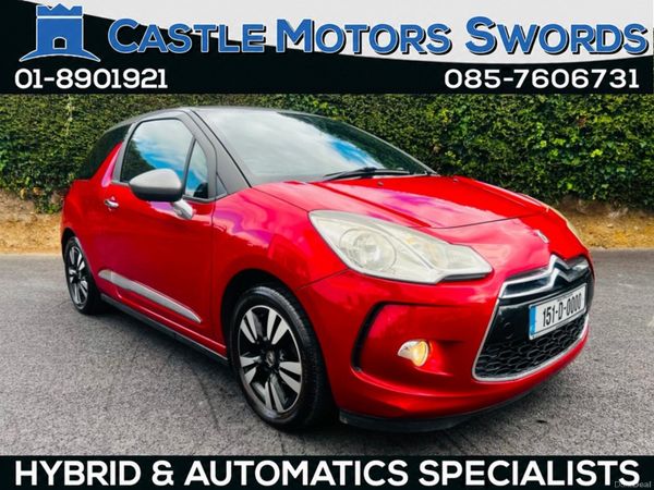 Citroen DS 3 Hatchback, Petrol, 2015, Red