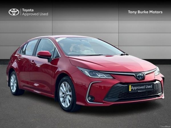 Toyota Corolla Saloon, Petrol Hybrid, 2024, Red
