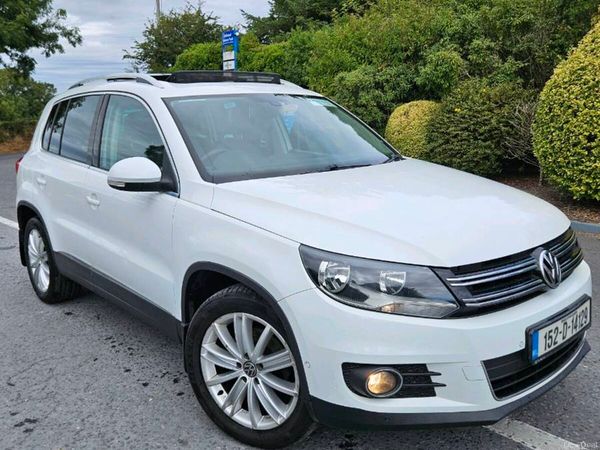 Volkswagen Tiguan SUV, Diesel, 2015, White