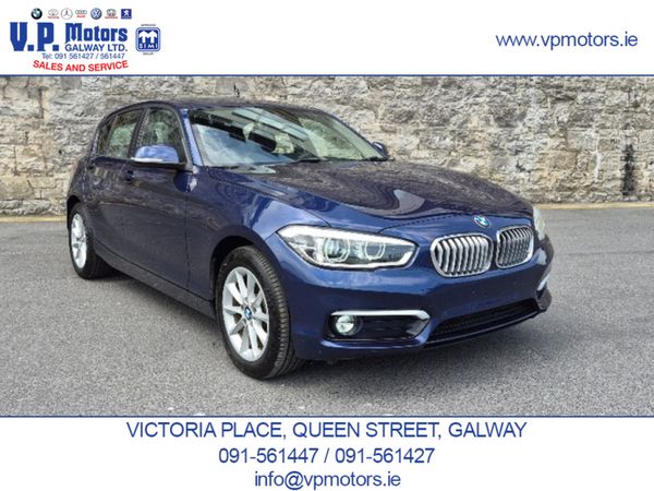 BMW 1-Series Hatchback, Diesel, 2018, Blue