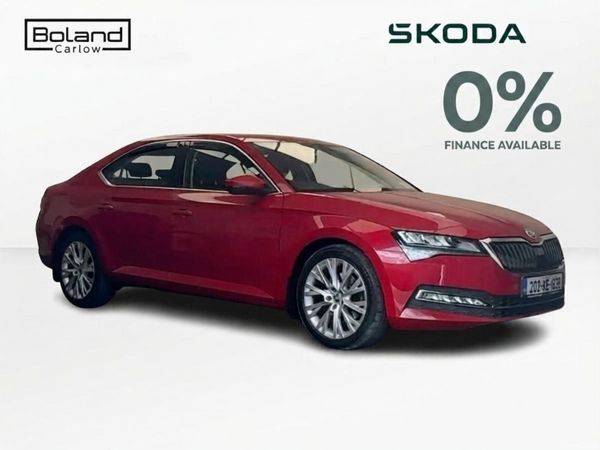 Skoda Superb Saloon, Diesel, 2020, Red