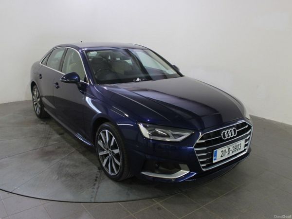 Audi A4 Saloon, Diesel, 2021, Blue