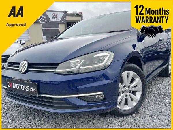 Volkswagen Golf Hatchback, Petrol, 2017, Blue