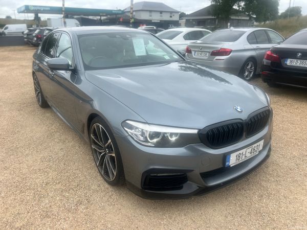 BMW 5-Series Saloon, Diesel, 2018, Blue