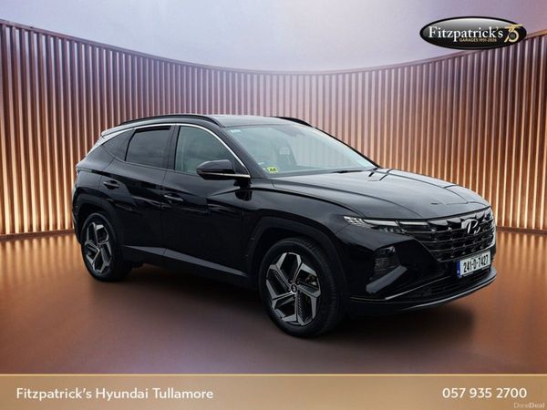 Hyundai Tucson SUV, Petrol Hybrid, 2024, Black