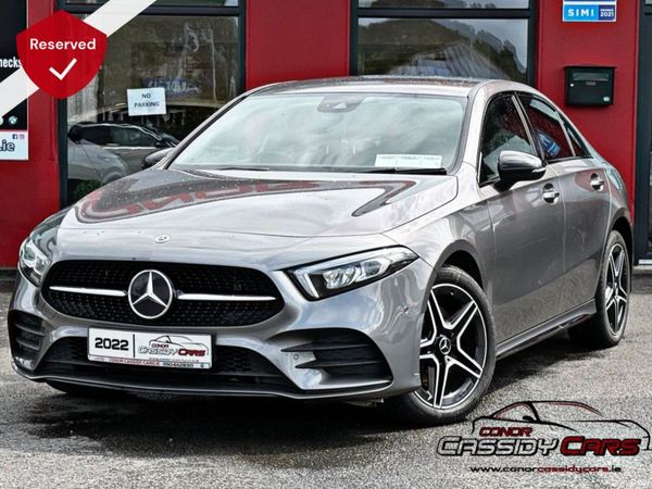 Mercedes-Benz A-Class Saloon, Petrol Hybrid, 2022, Grey