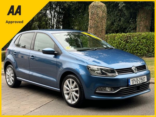 Volkswagen Polo Hatchback, Petrol, 2017, Blue