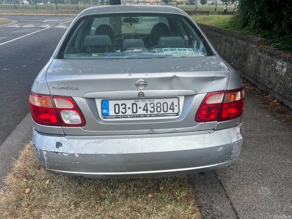 Nissan Almera Saloon, Petrol, 2003, Silver
