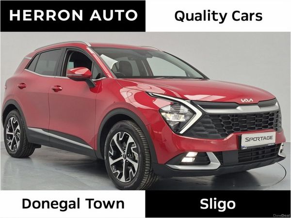 Kia Sportage SUV, Petrol Hybrid, 2023, Red