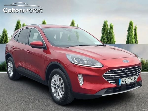 Ford Kuga SUV, Petrol Plug-in Hybrid, 2024, Red