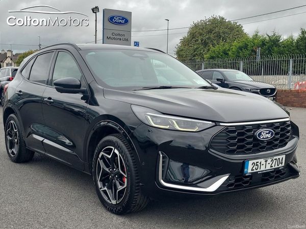 Ford Kuga SUV, Petrol Plug-in Hybrid, 2025, Black