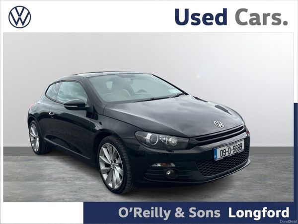 Volkswagen Scirocco Hatchback, Petrol, 2009, Black