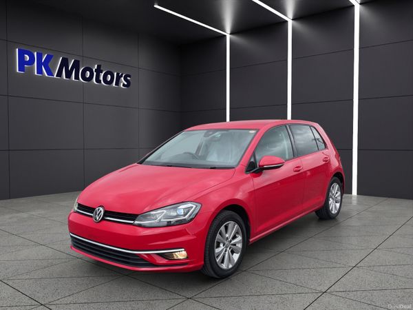 Volkswagen Golf Hatchback, Petrol, 2017, Red
