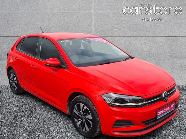 Volkswagen Polo Hatchback, Petrol, 2021, Red