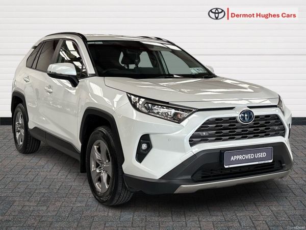 Toyota RAV4 SUV, Petrol Hybrid, 2023, White