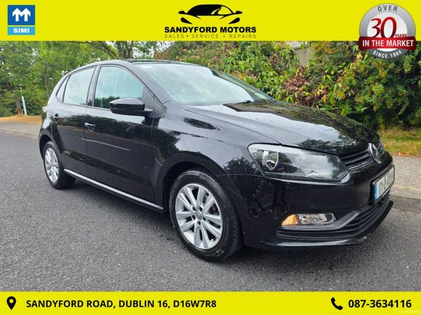 Volkswagen Polo Hatchback, Petrol, 2017, Black