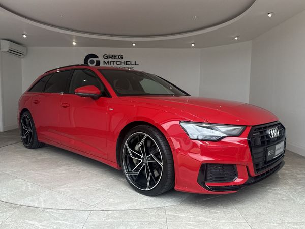 Audi A6 Estate, Petrol Hybrid, 2023, Red