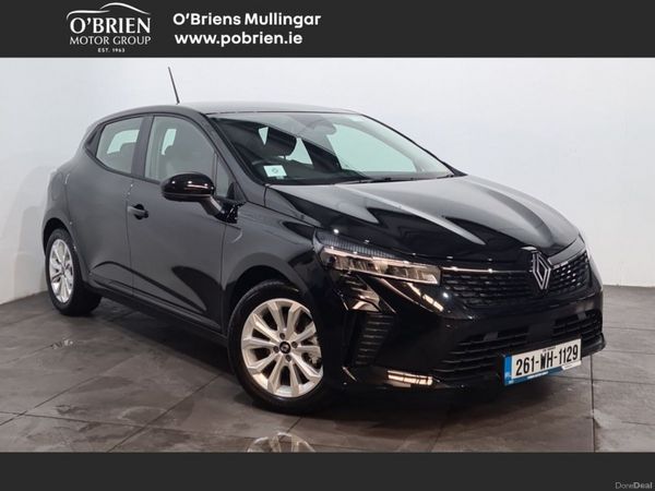 Renault Clio Hatchback, Petrol Hybrid, 2026, Black