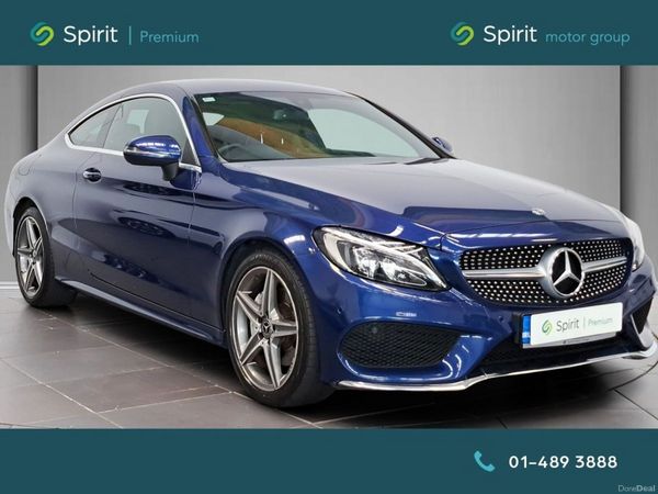 Mercedes-Benz C-Class Coupe, Diesel, 2018, Blue