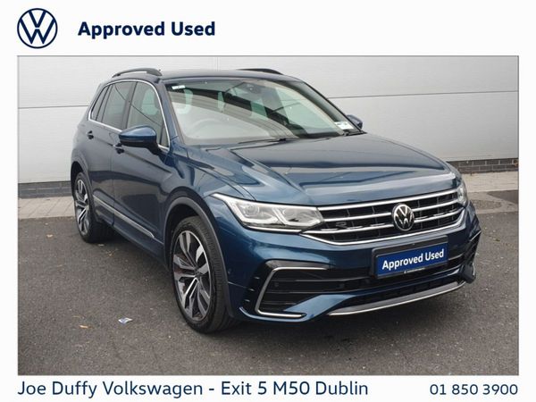 Volkswagen Tiguan SUV, Petrol Plug-in Hybrid, 2022, Blue