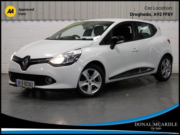 Renault Clio Hatchback, Petrol, 2015, White
