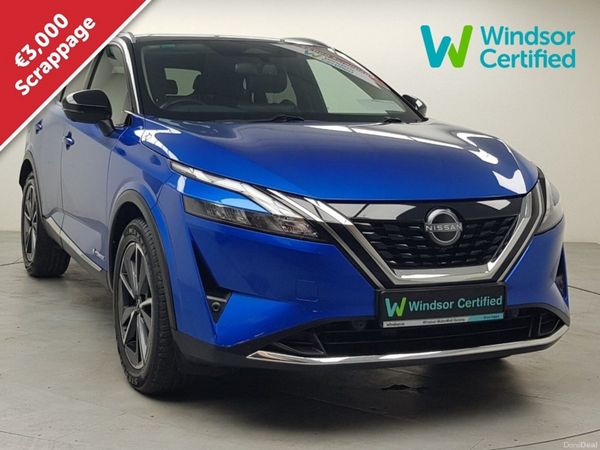 Nissan Qashqai MPV, Petrol Hybrid, 2024, Blue