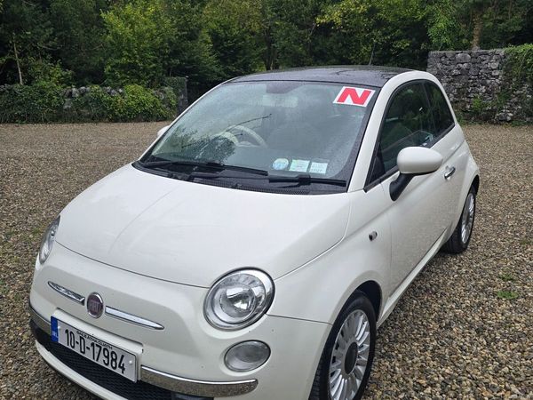 Fiat 500 Hatchback, Petrol, 2010, White