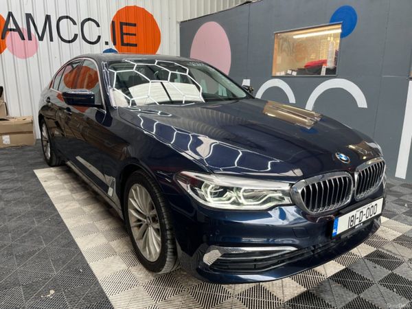 BMW 5-Series Saloon, Diesel, 2018, Blue
