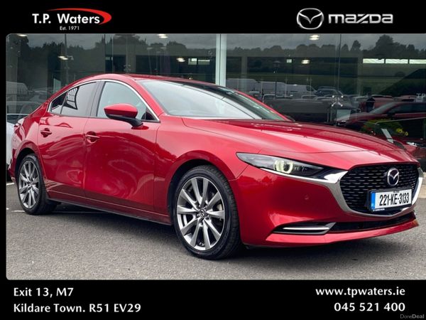 Mazda Mazda3 Saloon, Petrol, 2022, Red