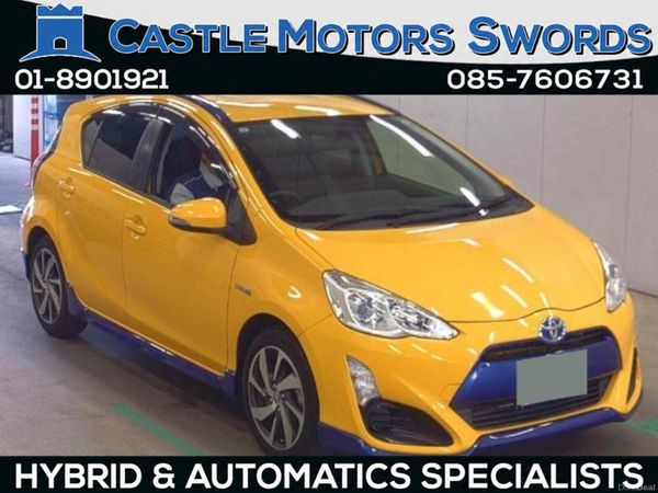 Toyota Aqua Hatchback, Petrol Hybrid, 2015, Yellow