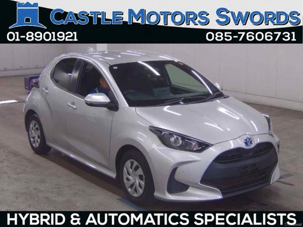 Toyota Aqua Hatchback, Petrol Hybrid, 2021, Silver