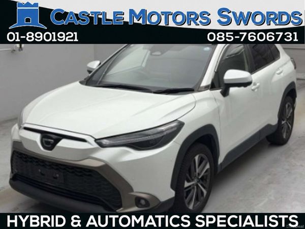 Toyota Corolla Cross SUV, Petrol Hybrid, 2024, White