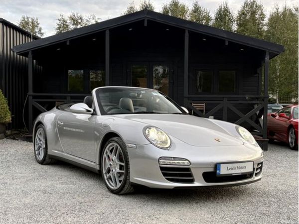 Porsche 911 Convertible, Petrol, 2010, Silver