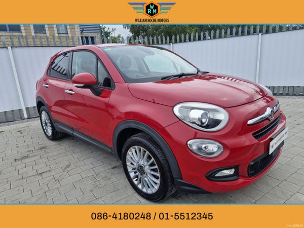 Fiat 500X Hatchback, Petrol, 2017, Red