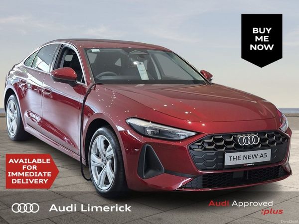 Audi A5 Saloon, Diesel, 2026, Red
