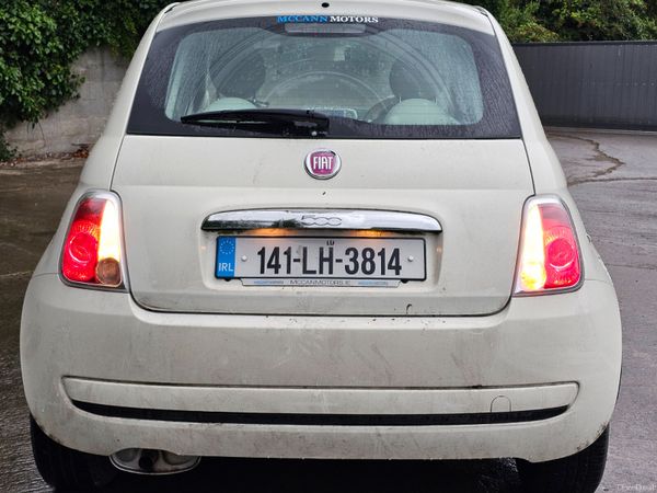Fiat 500 Hatchback, Petrol, 2014, White