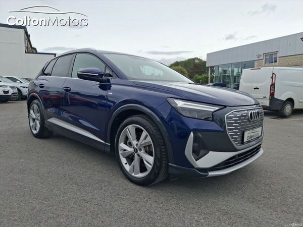 Audi Q4 e-tron SUV, Electric, 2022, Blue