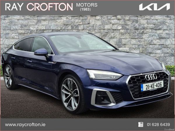 Audi A5 Hatchback, Diesel, 2021, Blue