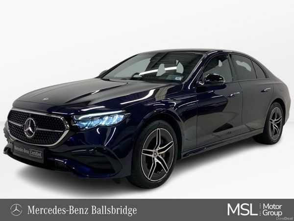 Mercedes-Benz E-Class Saloon, Petrol Plug-in Hybrid, 2025, Blue