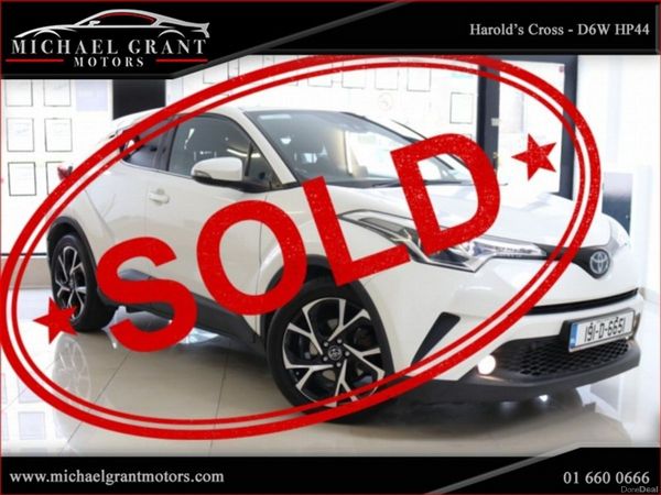 Toyota C-HR Hatchback, Petrol Hybrid, 2019, White