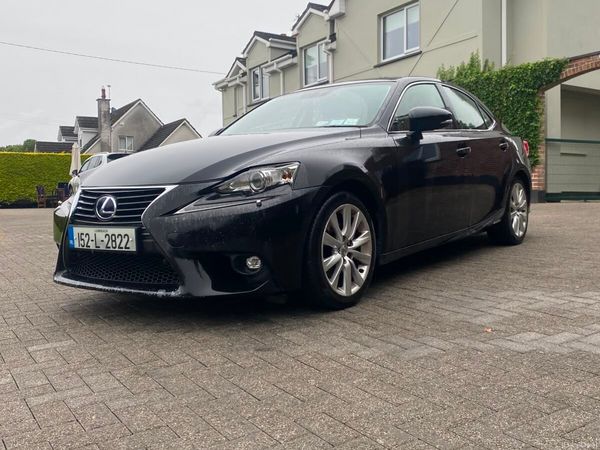 Lexus IS Saloon, Petrol Hybrid, 2015, Black