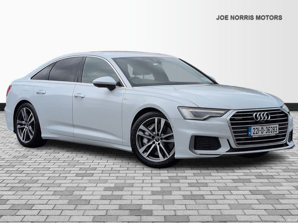 Audi A6 Saloon, Petrol Plug-in Hybrid, 2022, White