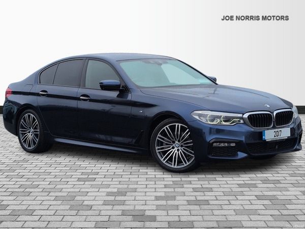BMW 5-Series Saloon, Diesel, 2017, Blue